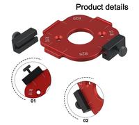Guida di routing raggio angolare materiale in lega premium versatile e portatile