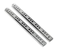 guida di scorrimento del cassetto in acciaio inoss Parti di guide for cassetti for mobili 2 pezzi Guide for for armadietti da cucina Guida a estensione completa for impieghi gravosi(13 Inch)