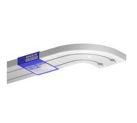 Guida di scorrimento e arco per tende, Plastica, 2 - Läufig + 2er Set Rundbogen, 360 cm ( 3x120cm )