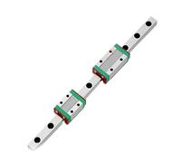 Guida di scorrimento lineare in metallo Lunghezza 100-1000 mm Guida lineare 1 pz Binario di guida lineare MGW7 + 2 pz Staffa for blocco cursore MGW7C(800mm)