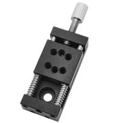 Guida di scorrimento lineare in metallo Tavolo scorrevole di precisione Mini piccola piattaforma di guida lineare manuale scorrevole Accessori fai da te for la lavorazione del legno Staffe Albero line