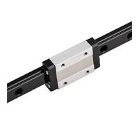 Guida di scorrimento lineare MGN12 da 12 mm completamente nera L 50-1000 mm+ blocco MGN12H o MGN12C(MGN12H,390mm)