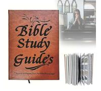 Guida di studio biblico di 66 pagine, diario devozionale quotidiano, quaderno religioso basato sulla fede con appunti di scritture e riflessioni di preghiera, piano di apprendimento biblico
