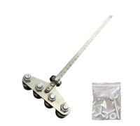 Guida di taglio di precisione in acciaio inossidabile | Guida al posizionamento per la lavorazione del legno e il taglio dei metalli | Strumento di misura durevole per carpenteria ed edilizia | Righel