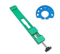 Guida di taglio regolabile per sega circolare, con bloccaggio sicuro e regolazione personalizzata per tagli precisi su legno, piastrelle e superfici in marmo (verde)