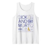 Guida di Viaggio di Rick And Morty Merch Dimension C-137 Canotta