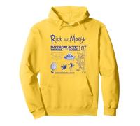 Guida di Viaggio intergalattica di Rick And Morty Merch Felpa con Cappuccio