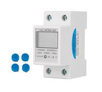 Guida DIN Digitale Contatore Elettrico Tester,XTM35SC multifunzionale Monofase 2 Fili 2P 220V 5(80) A Misuratore Elettronico Kwh Digitale Per Guida Din Tensione Corrente Misuratore Potenza Voltmetro