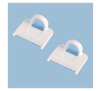 Guida distanziale da 3 mm, kit di modelli di precisione per cuciture uniformi su tessuto, pelle e ricamo, righello da cucito professionale (2 pezzi)