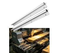 Guida for albero lineare completamente supportata - Guida tonda di precisione con base in alluminio for fresatrici CNC, tornio e applicazioni for carichi pesanti(SBR12 L 50CM)