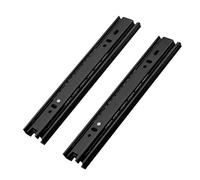 Guida for cassetti Guida for cassetti a 3 vie in acciaio laminato a freddo nero Guide for cassetti a tre sezioni Guide scorrevoli a 3 vie da 8 a 22 pollici Guide for mobili(10 inch)