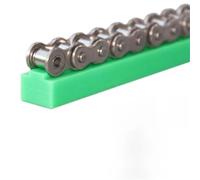 Guida For Catena Di Trasmissione In Plastica UPE Ad Altissimo Peso Molecolare 08B-1 Da 1 Metro - Barra For Catena A Rulli Con Scanalatura Resistente