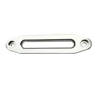 Guida for fune del verricello DBS da 10 pollici di ricambio, passacavo in alluminio for fuoristrada 4WD, guida for fune argentata, guida for filo blu(Silver)