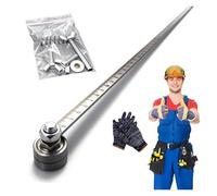 Guida for legno ad alta precisione - Sistema in acciaio inossidabile + rulli(Single axis 60cm/23.63in)