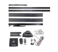 Guida for porta scorrevole autoadescante con pulsante singolo, guida for nascosta, for sospesa, set completo di ferramenta