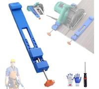 Guida for sega circolare, guida di base regolabile for macchina da taglio, progettata appositamente for tagli di precisione e lavori di fresatura(1SET)