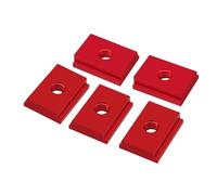 Guida for troncatura professionale a T, guida for troncatura in lega di alluminio rossa da 300/400/500 mm, guida for troncatura a T con scanalatura for lavorazione del legno, 1 pezzo (400 mm)(M6)