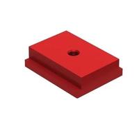 Guida for troncatura professionale con scanalatura a T, guida for troncatura universale T30, lunghezza 500 mm, guida in alluminio for banco da lavoro, 1 pezzo (rosso, M8)(Red,M8)
