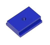 Guida for troncatura professionale con scanalatura a T, guida for troncatura universale T30, lunghezza 500 mm, guida in alluminio for banco da lavoro, 1 pezzo (rosso, M8)(Blue,M8)