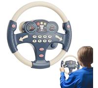 Guida Giocattolo per Bambini, Giocattolo al Volante | Ha Una Simulazione del Volante, Volante Falso Interattivo, Attaccamento del Volante Passeggino, Giocattoli per L'apprendimento E Educazione per I
