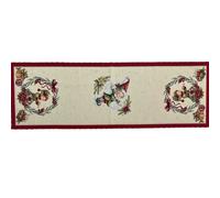 Guida Gobelin Folletti Natale 45x140 Cm 7893