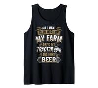 Guida Il Mio Trattore Funny Farmer Farming Canotta