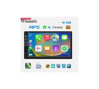 Guida in modo intelligente, non faticoso, autoradio doppio DIN compatibile con Apple CarPlay e Android Auto con Bluetooth wireless, Mirror Link. Il