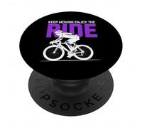 Guida la tua bici in bicicletta Continua a muoverti Goditi il viaggio PopSockets PopGrip Adesivo