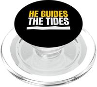 Guida le maree Christian Faith Ocean Believer PopSockets PopGrip per MagSafe