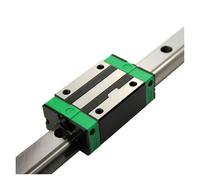 Guida lineare 1 guida lineare HGR20, 2 binari + 4 cursori HGH20CA, carrelli con flangia in acciaio HG20, 200 mm-1500 mm(400mm)