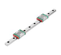 Guida lineare 1pc 250mm 12mm Larghezza con 2 pezzi Mgn12b Blocchi di scorrimento leggeri per piccole apparecchiature automatiche