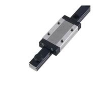 Guida lineare 2 guide lineari in miniatura da 100-1000 mm + 4 carrelli scorrevoli neri for stampante 3D(MGN9H,200mm)