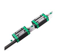 Guida lineare 2 pezzi di guida lineare quadrata + 4 pezzi di carrelli scorrevoli HGH20CA HGH15CAFlang for incisione su router CNC(2Rail 4HGH20CA,1800mm)