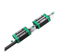 Guida lineare 2 pezzi HGR15 guida lineare 100-800 mm 4 pezzi carrello a blocchi HGH15CA / flangia HGW15CC HGH15(600mm)