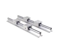 guida lineare, 2 pezzi SBR16 Guida lineare 4 pezzi SBR16UU Blocco cuscinetto 200-1500 mm for CNC(200mm)