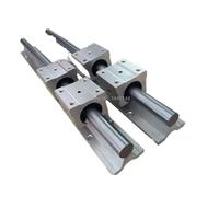 Guida lineare 2 pezzi SBR16 / SBR12 / SBR20 + 4 pezzi SBR16UU / SBR12UU / SBR20UU Blocchi cuscinetti lineari(SBR16UU,1100mm)