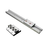 Guida lineare a doppio albero integrato, scorrimento a rullo SGR20 da 60 mm, 1 blocco SGB20 e lunghezza 300-1500 mm (SGB20-3UULocking, 1300 mm)