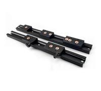 Guida lineare a doppio asse integrata, scorrimento a rullo SGR10E 32 mm, 1 set: blocco SGB10E e lunghezza 100-400 mm, unità (SGB10E-5 LOCK, 100 mm)