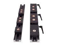 Guida lineare con cuscinetti a rulli in alluminio, guida industriale SGR15N + cursore a 3/4/5 ruote SGB15N(SGB15N-5 wheel,650mm)