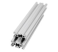 Guida lineare con profilo in alluminio, 4 pezzi 600 mm Tipo T 3030 anodizzata standard europeo for estrusione di for macchina for incisione laser fai da te CNC, Argento