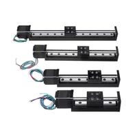 Guida lineare for tavolo scorrevole di tipo T, corsa 50-300 mm, kit driver motore passo-passo NEMA11 TB6600, guida lineare, asse XYZ(250mm with Driver,12mm Pitch)