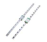 Guida lineare, Guida Lineare Ad Alta Precisione MGN12C 300 400 500 600mm 1pc + Blocco Acciaio Inossidabile 440C SUS per router CNC fai da te(500mm)