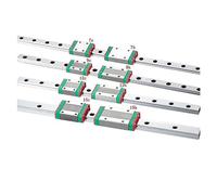 Guida lineare, Guida Lineare In Acciaio Inossidabile MGN7 Blocco Da 30 Mm A 1000 Carrello Ferroviario CNC Parte Stampante 3D Cuscinetti In Miniatura per router CNC fai da te(400mm)