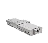 Guida lineare modulare completamente chiusa da 100-130 mm di larghezza con copertura antipolvere, piattaforma scorrevole, corsa da 100-1000 mm, servomotore QMF100-60(300mm Stroke SFU1610)