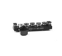 Guida lineare professionale a rulli rettangolari da 28 mm di larghezza, 1 pz. SGR10N, guida a doppio albero L=450/500 con blocco scorrevole SGB10N(Sgb10n 4uu,450mm)