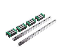 Guida Lineare Quadrata HGW20 2 Pezzi + 4 HGW20CC Carrelli Scorrevoli For Incisione Su Router CNC Cuscinetto scorrevole(450MM)
