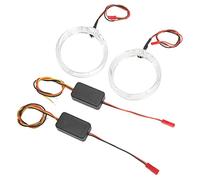 Guida Luminosa a LED Angel Eyes, Plastica DRL Halo Anello Luminoso Ad Alta luminosità per Veicolo (Viola)
