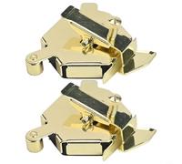 Guida magnetica multifunzionale per macchine da cucire, per guida ai bordi con rulli, pressione regolabile e forte adesione, struttura in acciaio inossidabile (oro)