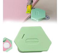 Guida magnetica per cucitura per macchina da cucire, strumento multiuso poligonale forte calibro magnetico, guida per cuciture poligonale multifunzione con scala, accessori per macchine da cucire