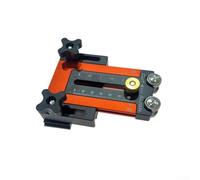Guida metrica per sega da banco regolabile, per dima da taglio a doppia scala imperiale con strappi e lavorazione del legno, capacità 76 mm e 173 mm (arancione)